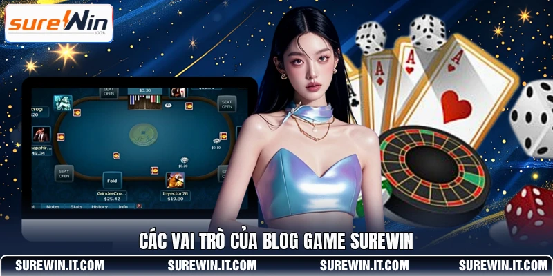 Các vai trò của blog game SUREWIN