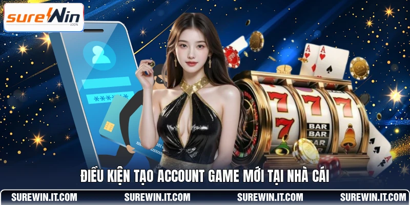 Điều kiện tạo account game mới tại nhà cái