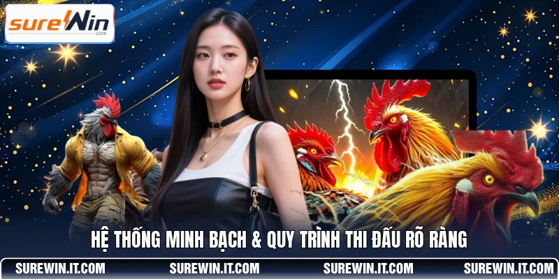 Hệ thống minh bạch & quy trình thi đấu rõ ràng